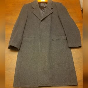 COPY - Casualcraft of New York mens wool coat, size 42R, charcoal gray, lined, …